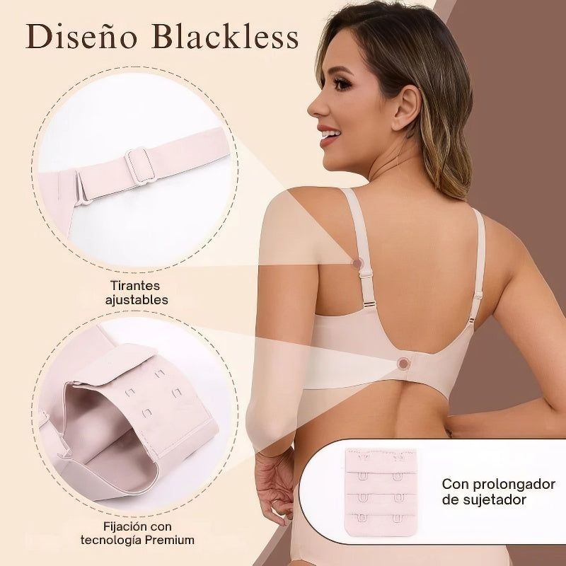 Brasier sin costuras Cómodo, sin alambres y de efecto natural